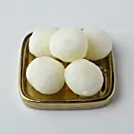 Designer Stone Rakhi with Rasgulla