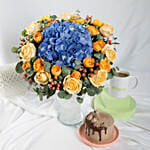 Exqusite Hues with Cake