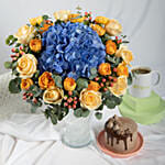 Exqusite Hues with Cake