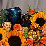 Mont Blanc Perfume with Flowers & Chocolates