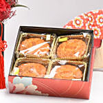 Joyful Mid Autumn Wishes In Box with Mooncakes