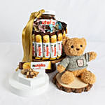 Nutella Joy Arrangement and Teddy
