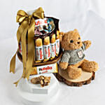 Nutella Joy Arrangement and Teddy