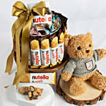 Nutella Joy Arrangement with Teddy