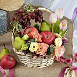 Small Fruits and Flowers Basket