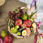 Small Fruits and Flowers Basket