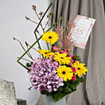 55th Birthday Flowers Arrangement