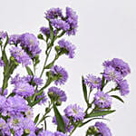 October Birthday Aster Floral Arrangement with Cake