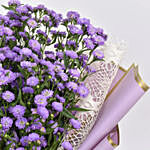 October Birthday Aster Flowers Bouquet