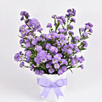 October Birthday Purple Aster Floral Arrangement