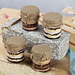 Brownie Cake Jar Set of 4