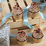 Chocolate Cupcakes Set of 4