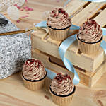 Chocolate Cupcakes Set of 4