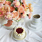 Flowers Grace with Cake