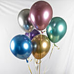 Helium Filled Multicoloured Latex Balloons