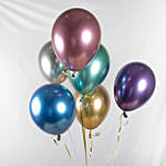 Helium Filled Multicoloured Latex Balloons