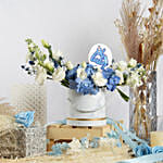 Baby Boy Celebration Flowers Box