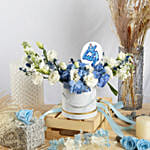 Baby Boy Celebration Flowers Box