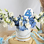 Baby Boy Celebration Flowers Box