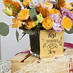 Best Wishes Flowers Arrangement