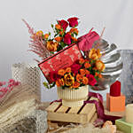 Flowers and Royce Chocolate Box Combo