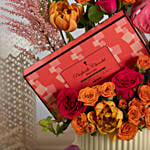 Flowers and Royce Chocolate Box Combo