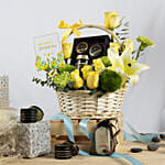 Get Well Soon Flowers and Care Basket