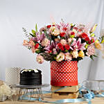 Magnificent Blooms Box and Cake Bundle