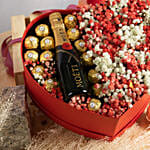 Wine & Chocolate with Baby's Breath