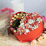 Wine & Chocolate with Baby's Breath
