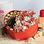 Wine & Chocolate with Baby's Breath