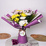 November Birthday Flower Hand Bouquet