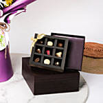 Birthday Flower Bouquet with Chocolates