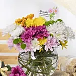 Chrysanthemum Flowers with Chocolates