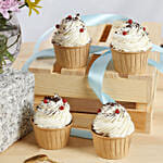 Chrysanthemum Flowers with Cupcakes