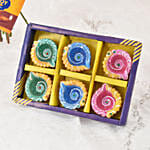 Sparks of Joy Deepavali Flower Bouquet With Diyas