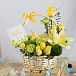 Get Well Soon Flowers Basket