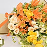 October Birthday Wishes Flower Bouquet