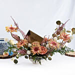 Ravishing Flowers Arrangement and Chocolate