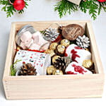 Christmas Wishes in Wooden Tray