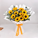 Beautiful Sunflower Hand Bouquet