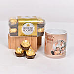 Personalised Mug with Chocolate