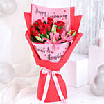 Red Love Personalised Blooms