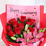 Red Love Personalised Blooms