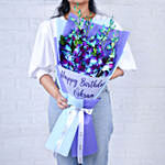 Blue Orchid Personalised Wish