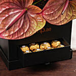 December Birthday Flowers and Chocolate Box