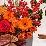 December Birthday Flowers and Chocolate Box