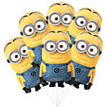 Set of 6 Minion Foil Balloons