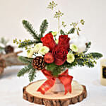 Christmas Gift Flower Arrangement