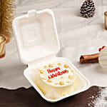 Happy Christmas Bento Cake 4 Inch